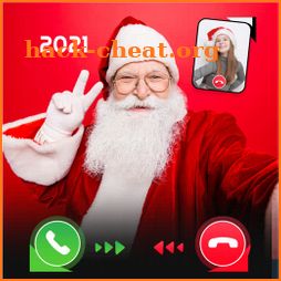 Video call and Chat from Santa Clause Simulation icon