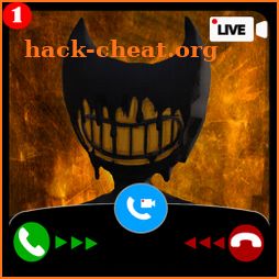 video call and chat simulator with bendy's icon