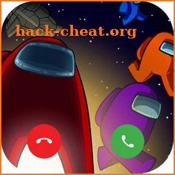 Video call from Among Us Impostors simulation icon