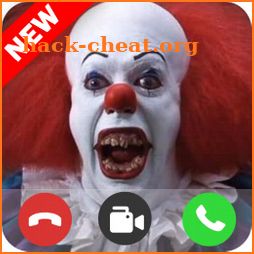 Video call from bad clown pennywise - creepy vid ! icon