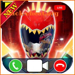 video call from superhero rangers & chat simulator icon