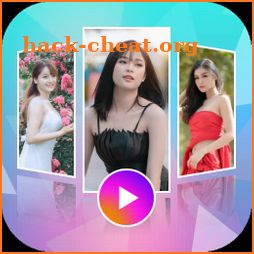 Video maker with photo & music icon