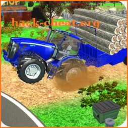 Village Tractor Games:Chained Tractor Offroad Game icon