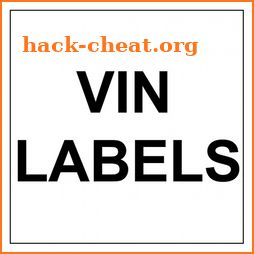 VIN Labels - An Auto Data Labels Company icon