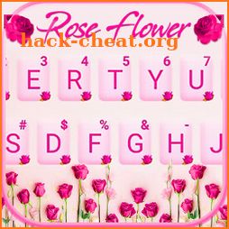 Vintage Pink Roses Keyboard Theme icon