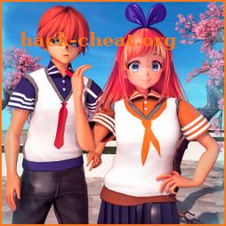 Virtual Anime Yandere Girls High School Life 3D  icon