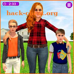 Virtual Family Mom Babysitting Game icon
