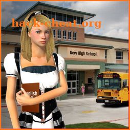 Virtual Girl Life: New High School Girl Sim icon