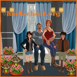 Virtual Happy Family Ultimate Home Adventure Sim icon