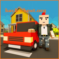 Virtual Life In A Simple Blocky Town icon