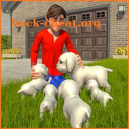 Virtual Pet Family Dog 3D icon
