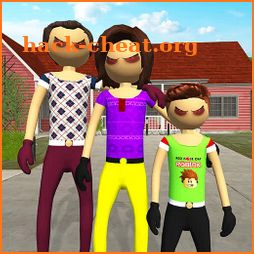 Virtual Stickman Family Life Adventure icon