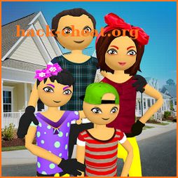 Virtual StickMan Mom Life: Family Games Simulator icon