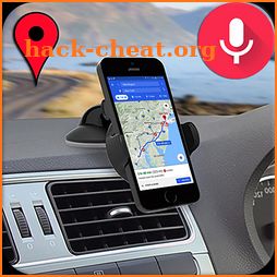 Voice GPS Driving Directions: Earth Map Satellite icon
