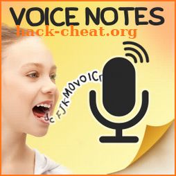 Voice notes - voice to text converter icon