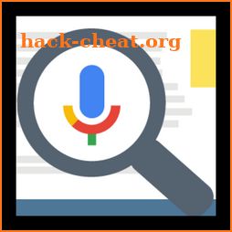 Voice Search App with History icon