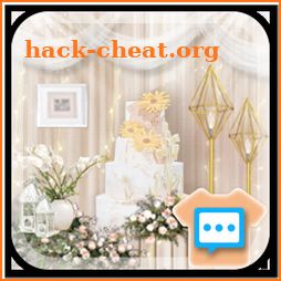Warm wedding Next SMS skin icon