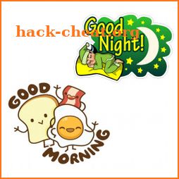 👋 WAStickerApps Good morning and Good Night icon