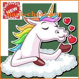 🦄 WAStickerApps Unicorn Kawaii icon