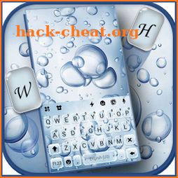 Water Bubbles Keyboard Background icon