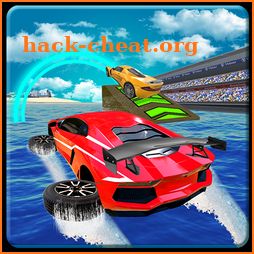 Water Car Surfer Racing Park: 3D Cars Stunt Game icon