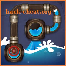 Water flow - Connect the pipes icon