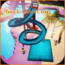 Water Park Craft: Waterslide Building Adventure 3D icon