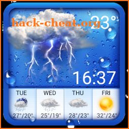 Weather forecast app for Android phone icon