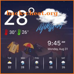Weather map - Weather forecast icon