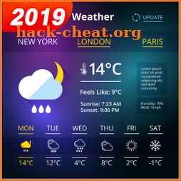 Weather Report 2019 Weather Live, Weather Map icon