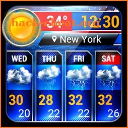 Weather report app& widget icon