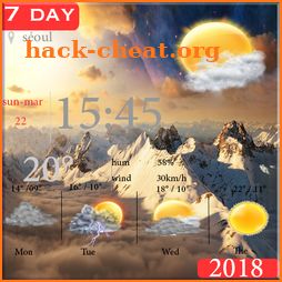 Weather Today -Weather Forecast 7 day - pro 2018 icon