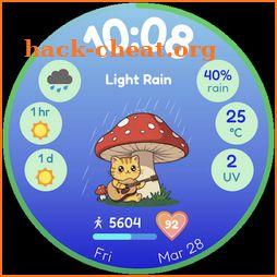 Weather Watch Face: Cat Sunny! icon