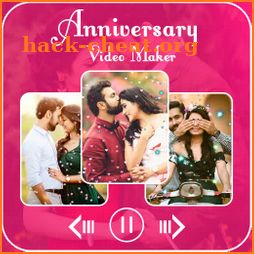 Wedding Anniversary Video Maker with Music icon