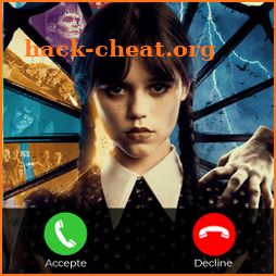 Wednesday Addams Game FakeCall icon