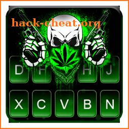 Weed Guns Skull Keyboard Theme icon