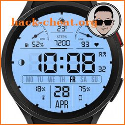 WFP 105 Digital watch face icon