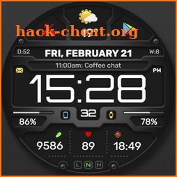 WFP 132 Digital watch face icon