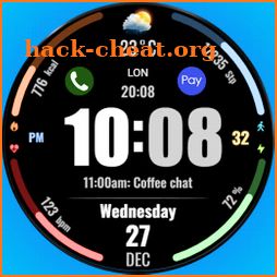 WFP 318 Digital watch face icon