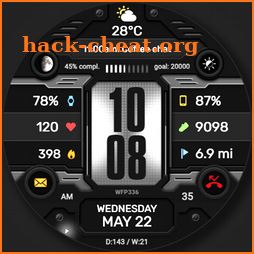 WFP 336 Digital watch face icon