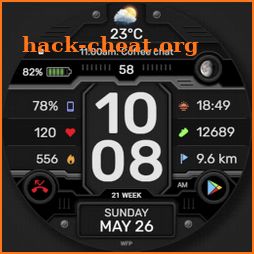 WFP 337 Digital watch face icon