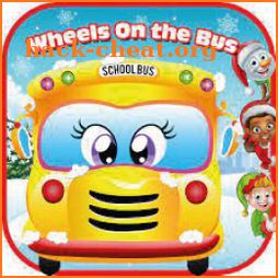 wheels on the bus go round icon
