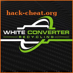 White Converter Recycling icon
