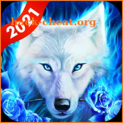 White Wolf Live Wallpaper & Launcher Themes icon