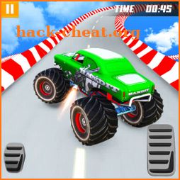 Wicked Truck Car Stunts: Climb Driving & Shooting icon