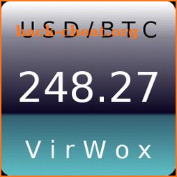 Widget USD/BTC - VirWox icon