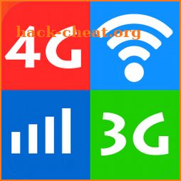 Wifi, 5G, 4G, 3G speed test - Speed check icon