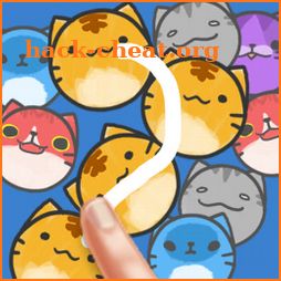 Wiggle Cat -  Free Connect Match 3 Game icon