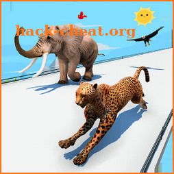 Wild Animals Epic Run Race: New 3D Simulation game icon