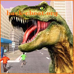 Wild Dino Attack City Simulator icon